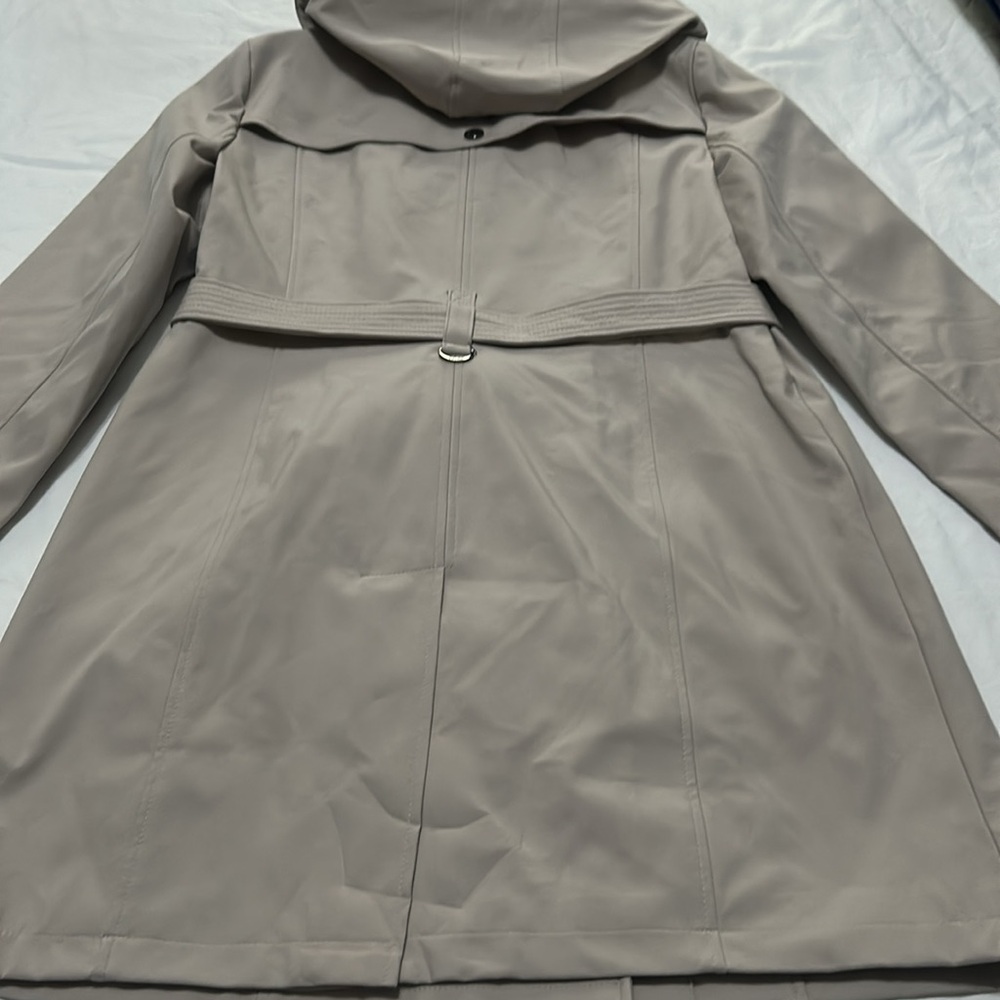 NWT Calvin Klein Women’s Trench Coat color oyster size M, L - Picture 6 of 10